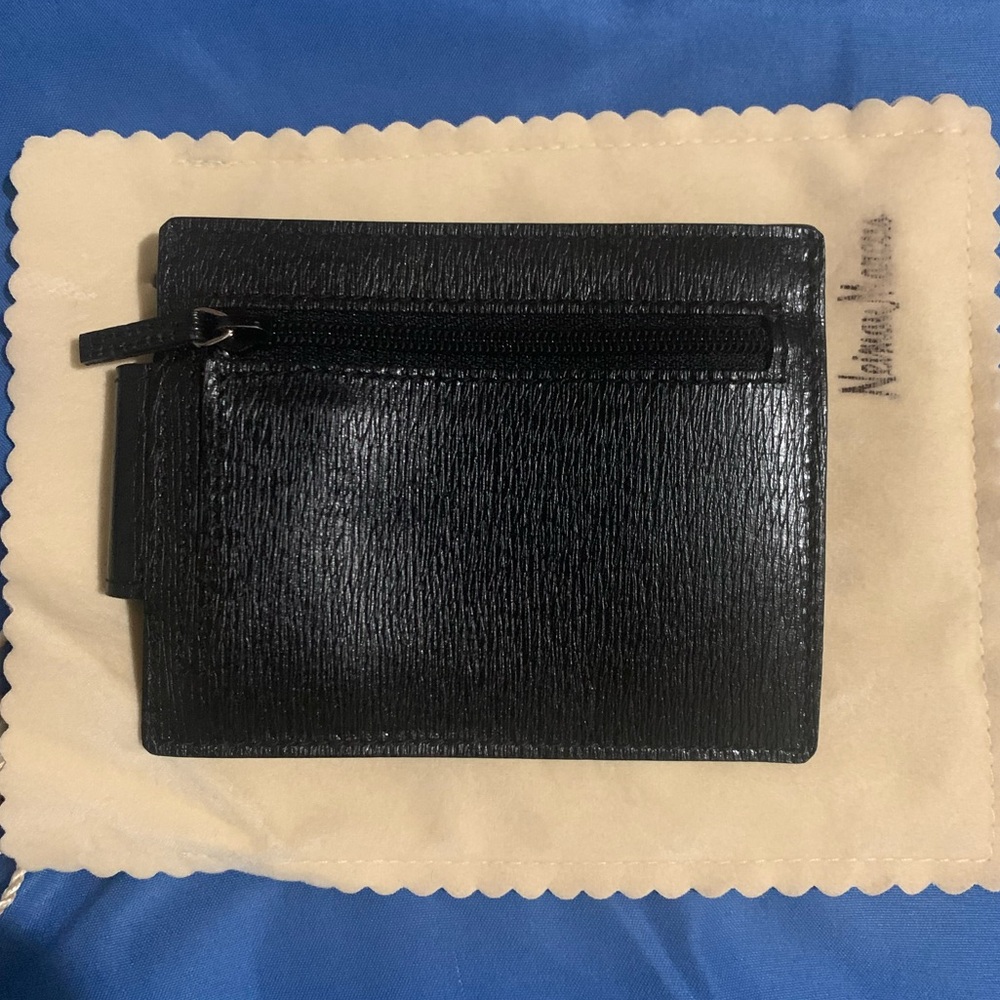 Black Leather Card Holder
